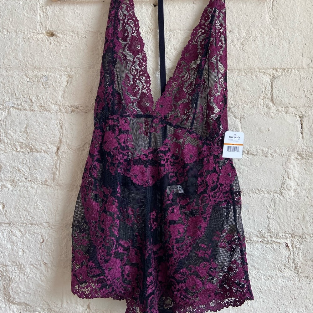 NWT Free People Too Cute To Handle Bodysuit